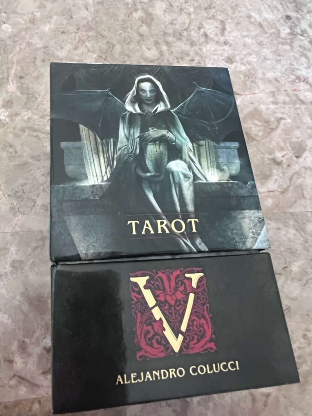 Alejandro Colucci Tarot Deck - Black and Gold Box